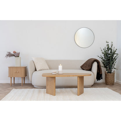 Nikko Side Table - Natural, MDF/Pine, 45x40x50.5 cm