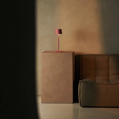 Combi Set Professional | 8 x Wouter Flamingo Pink Rechargeable Table Lamps & 1 x Central Station Charging Station