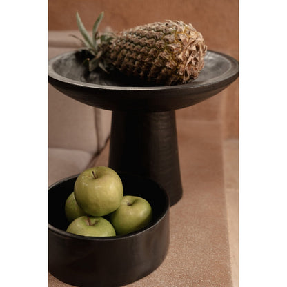 The Burned Cylinder Dish - Black - L