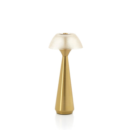 LED Table Lamp - Brass Finish, Dimmable Ambient Lighting