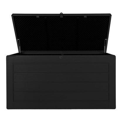 Dubrovnik Cushion Box  - Cushion Box, plastic, black, 146,5x61x64,5 cm, 490 L
