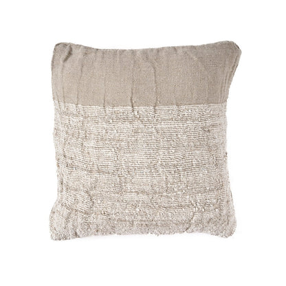 Linen Cushion Cover - Natural Handmade Pillow, 50x50