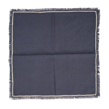 Linen Napkin - Black Natural Tuscany Napkin - 45x45