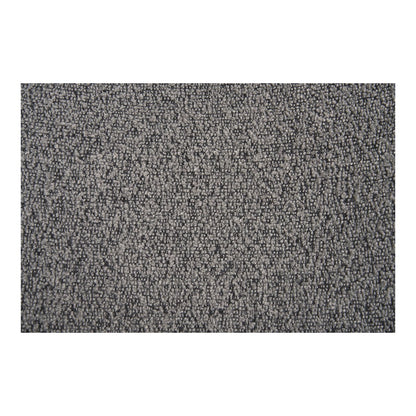 Bouclé Dining Chairs – Light Grey Modern Set of 2, 59cm Wide