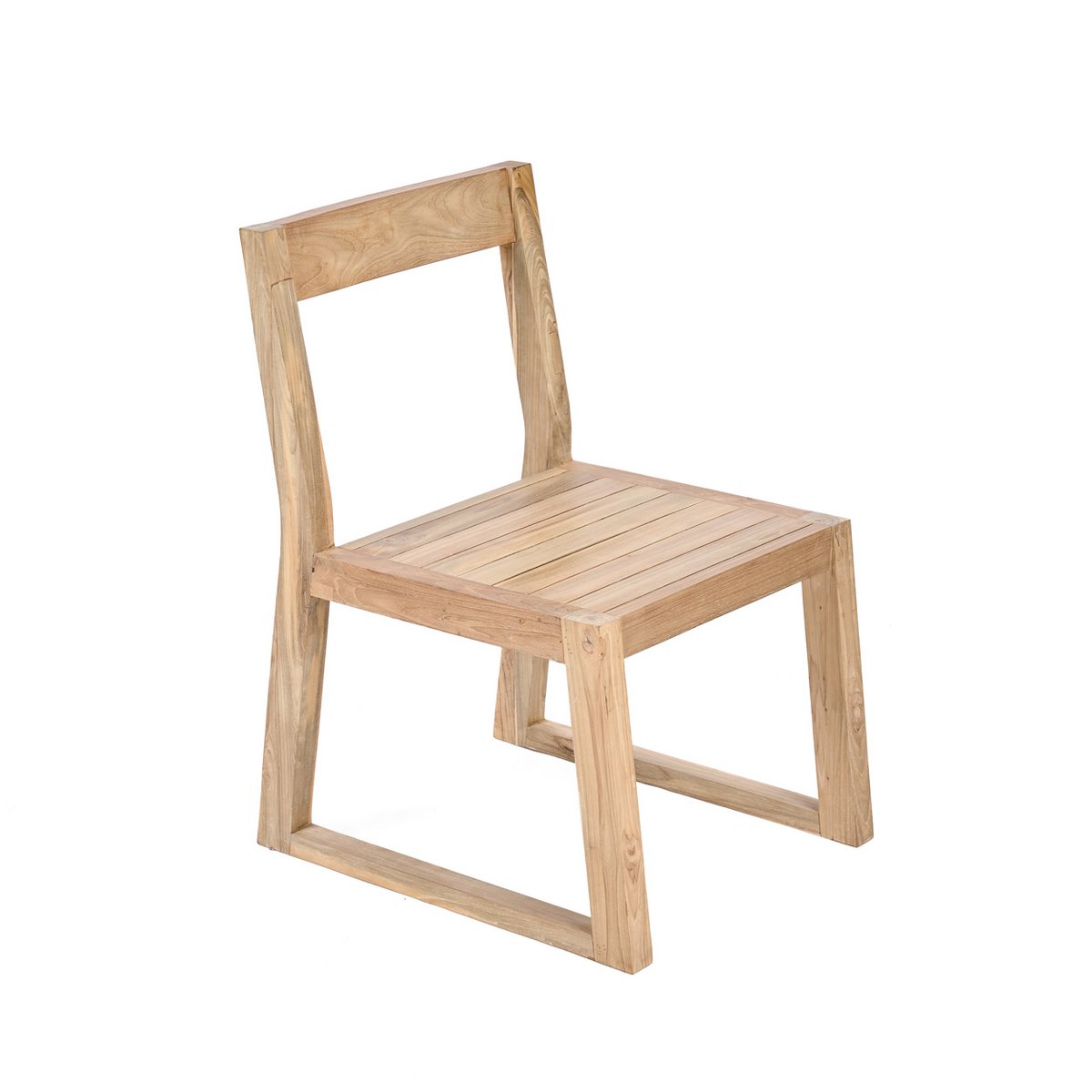The Linear Dining Chair - Natural Grey