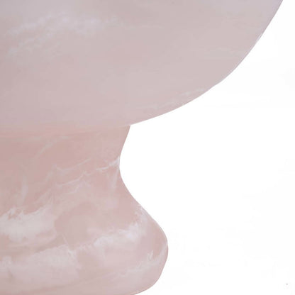 Resin Fruit Bowl Stand - Organic Pink and White Tiered Display