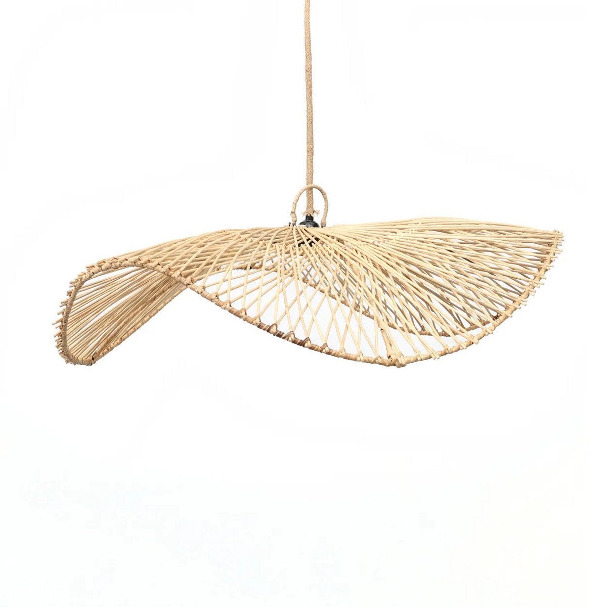 Rattan Pendant Light - Natural Woven Shade