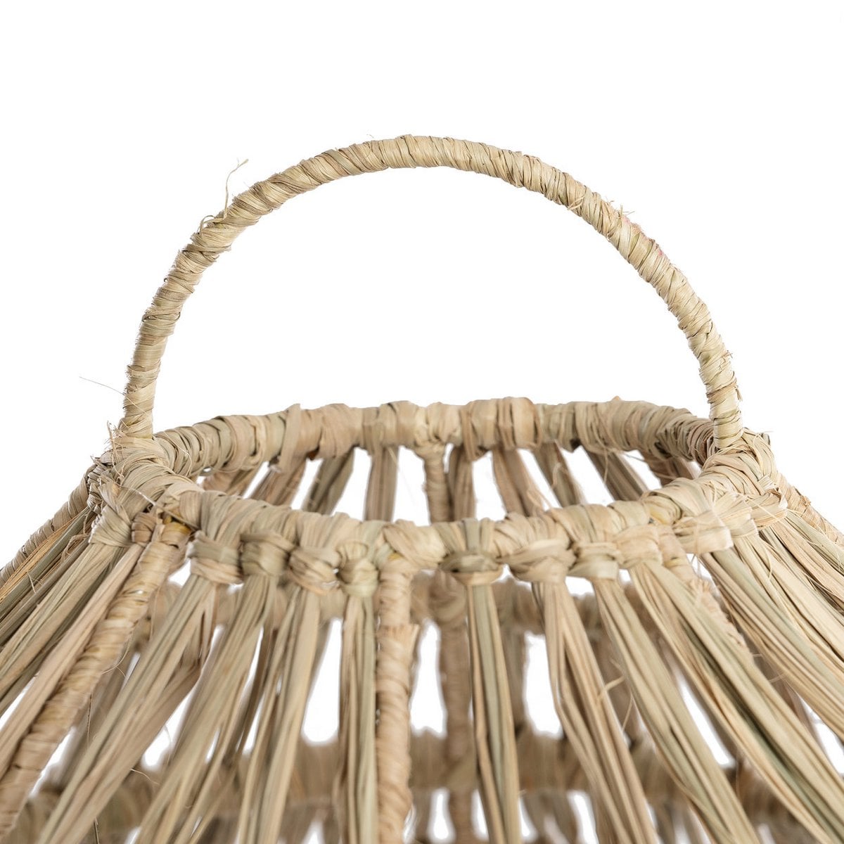 Natural Grass Pendant Light - XL Summer Vibes Sunhat Design