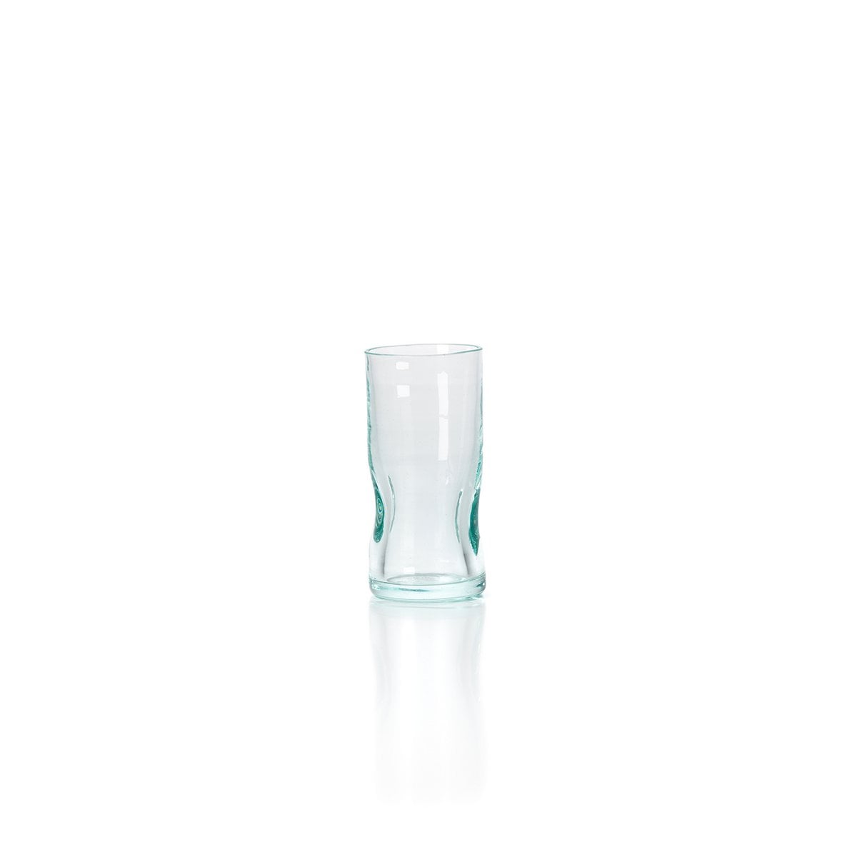 Recycled Glass Shot Glass – Sustainable Drinkware with Finger Imprints