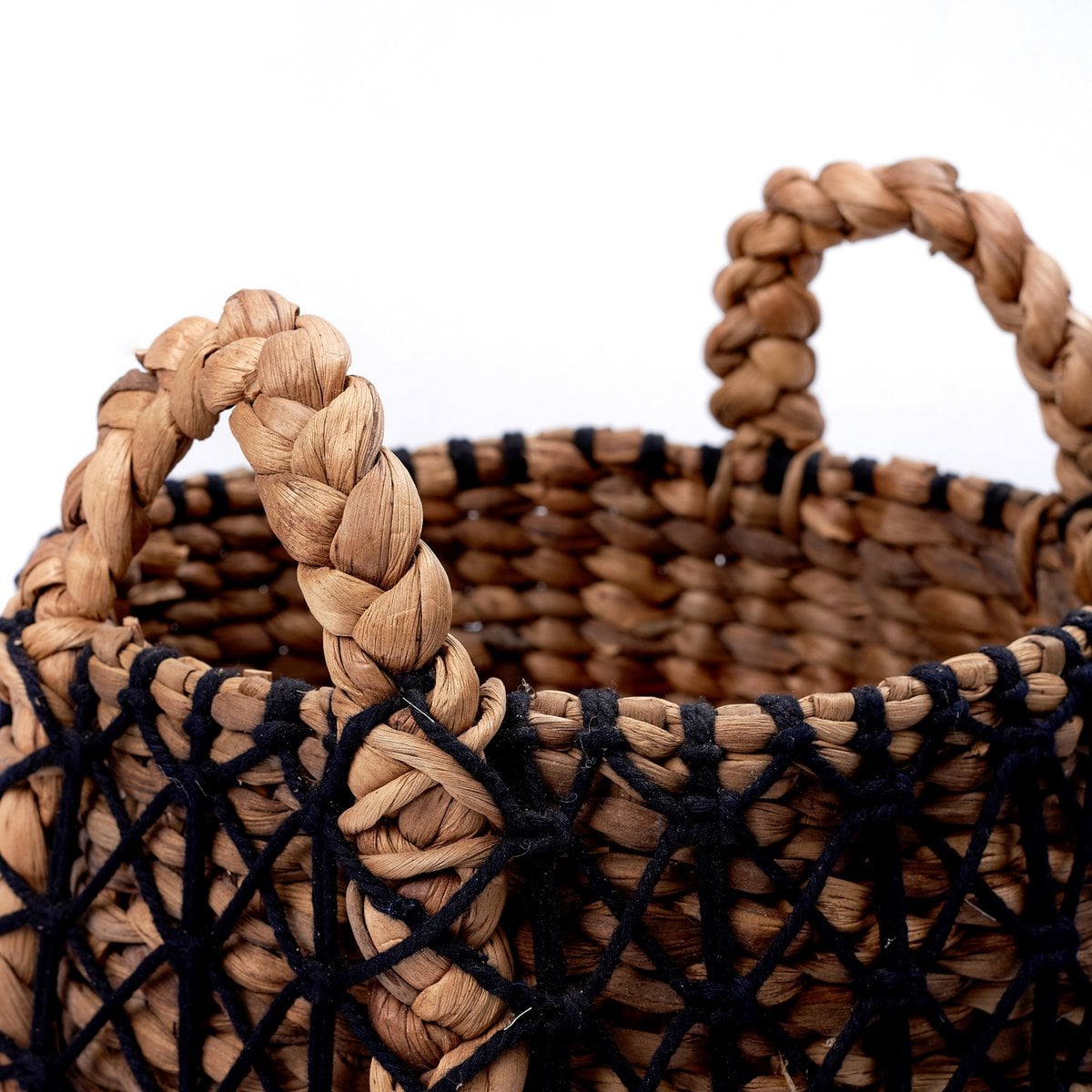 Water Hyacinth Laundry Basket - Handwoven Plant Basket | Soeji
