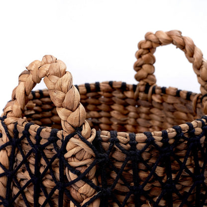 Water Hyacinth Laundry Basket - Handwoven Plant Basket | Soeji