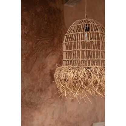Rattan Pendant Lamp - Natural Woven Casita Design - Large