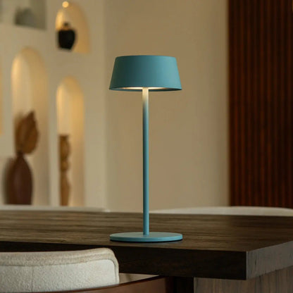 Hugo Amsterdams Blue Rechargeable Table Lamp | Dimmable, Stylish & Cordless