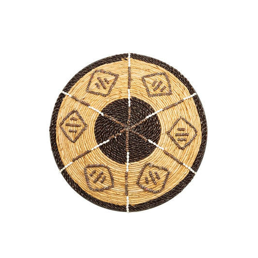 Handwoven Wall Plate - Ethnic Wall Decor