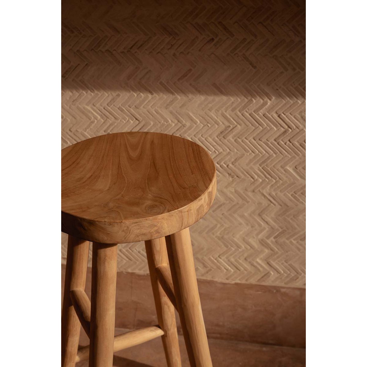 The Kedut Bar Stool - Natural