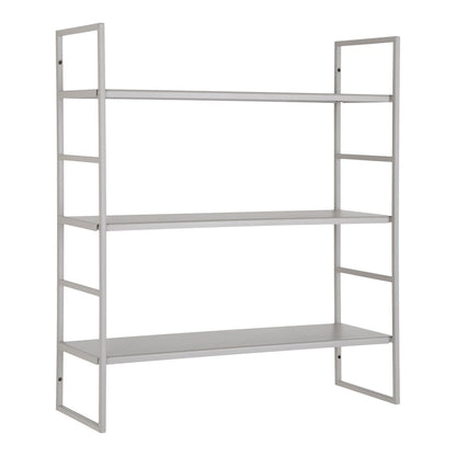Beja Shelves - Cool Grey, Steel, 48x17x55 cm