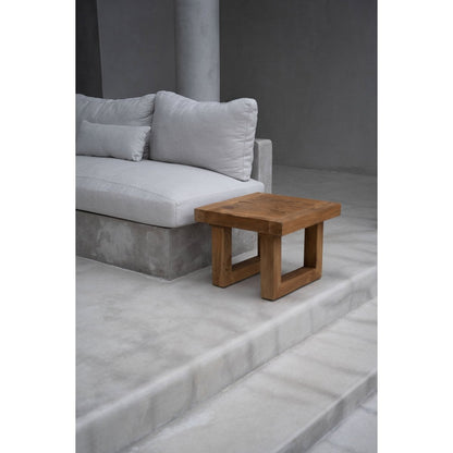 The Reclaimed Teak Side Table - Natural