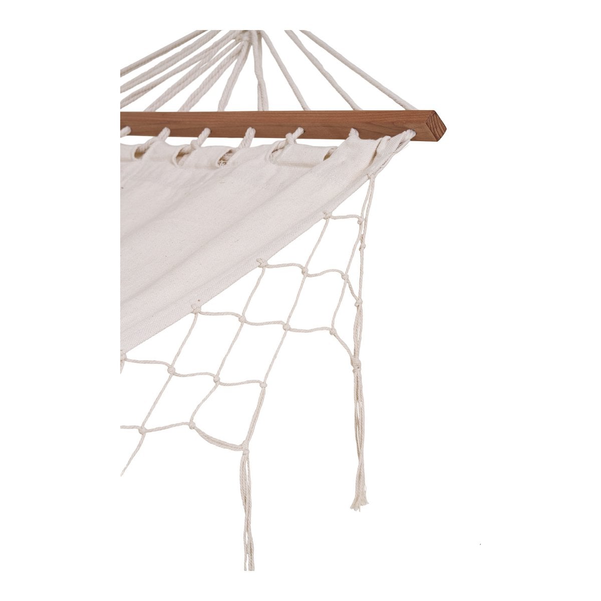Edessa Hammock - Off White, Polyester/Cotton/Larch