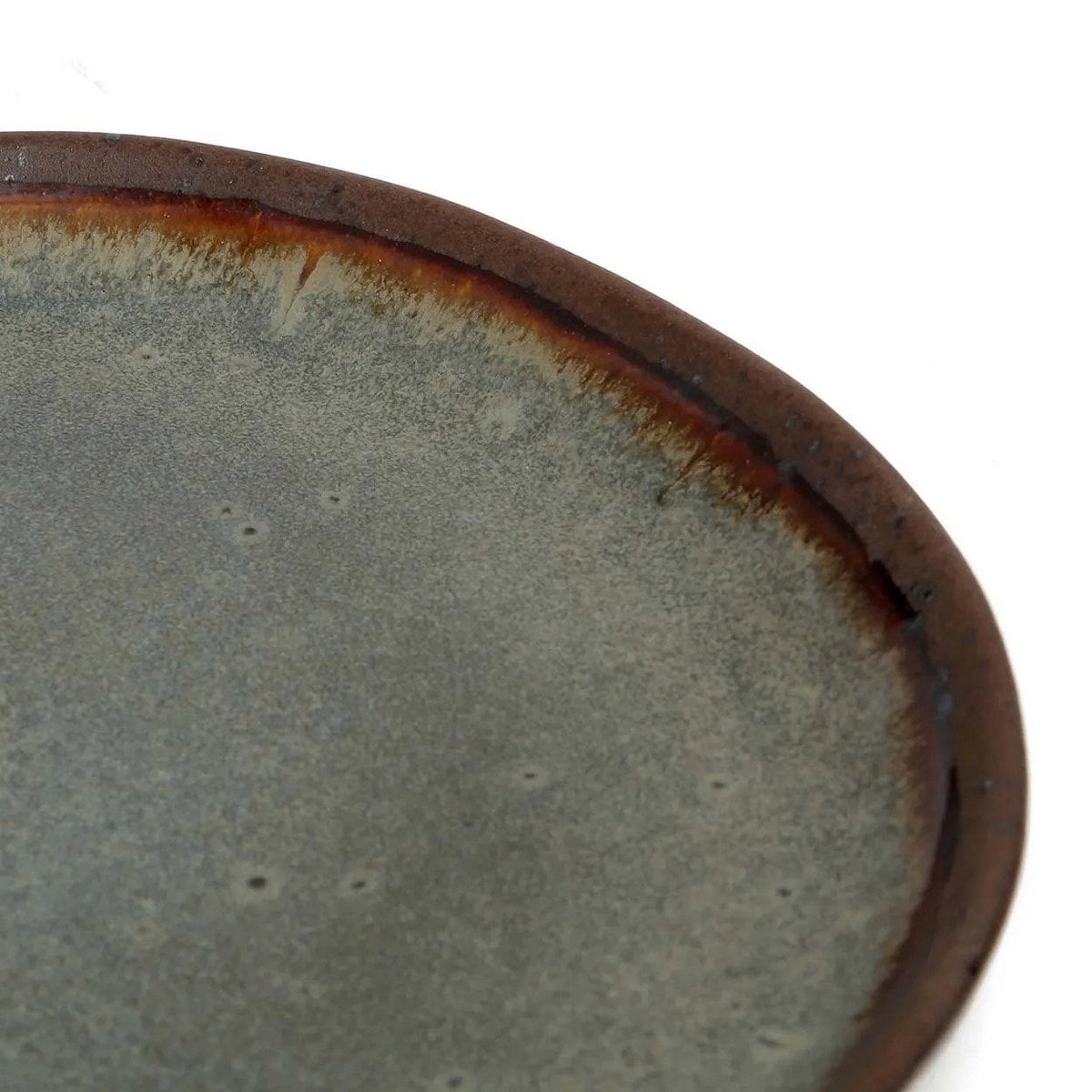 Ceramic Dinner Plate - Handmade Portuguese Tableware, 26cm