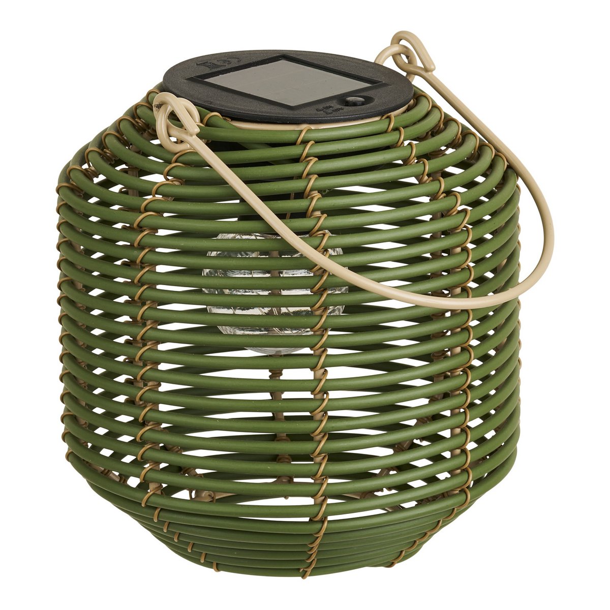 Rechargeable Solar Lantern - Green Crewe Lantern for Camping & Patio