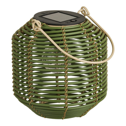 Rechargeable Solar Lantern - Green Crewe Lantern for Camping & Patio