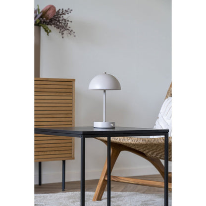 Metal LED Table Lamp - Sand, Rechargeable, Modern