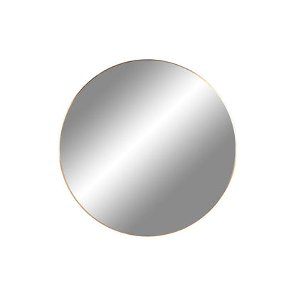 Jersey Mirror - Brass Look, Steel, Ø40cm