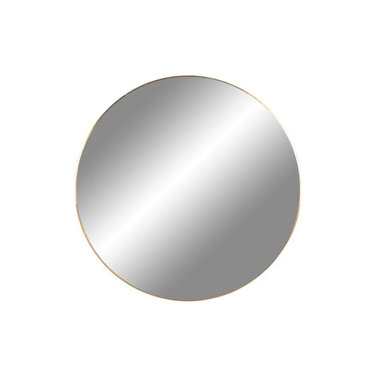 Steel Frame Round Mirror - Brass Look or Black, Ø40-80cm
