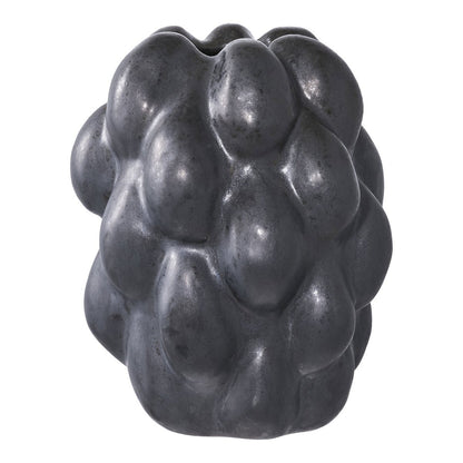Black Ceramic Vase - Modern Decorative Vase, 19 cm