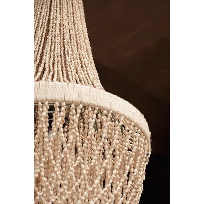 Shell Chandelier - Ocean Tower Natural Ceiling Light, Large
