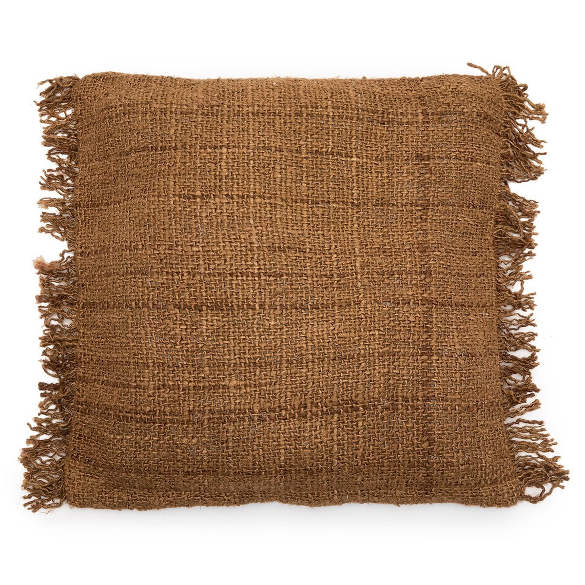 Brown Cotton Cushion Cover 60x60