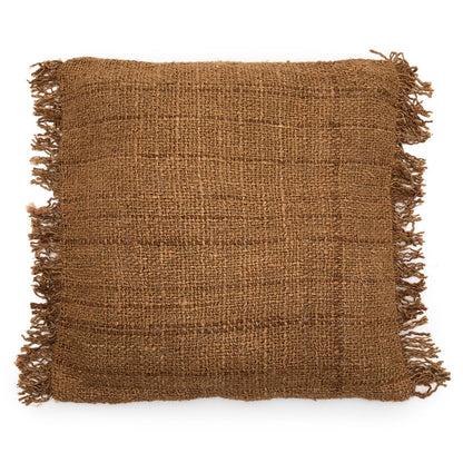Brown Cotton Cushion Cover 60x60