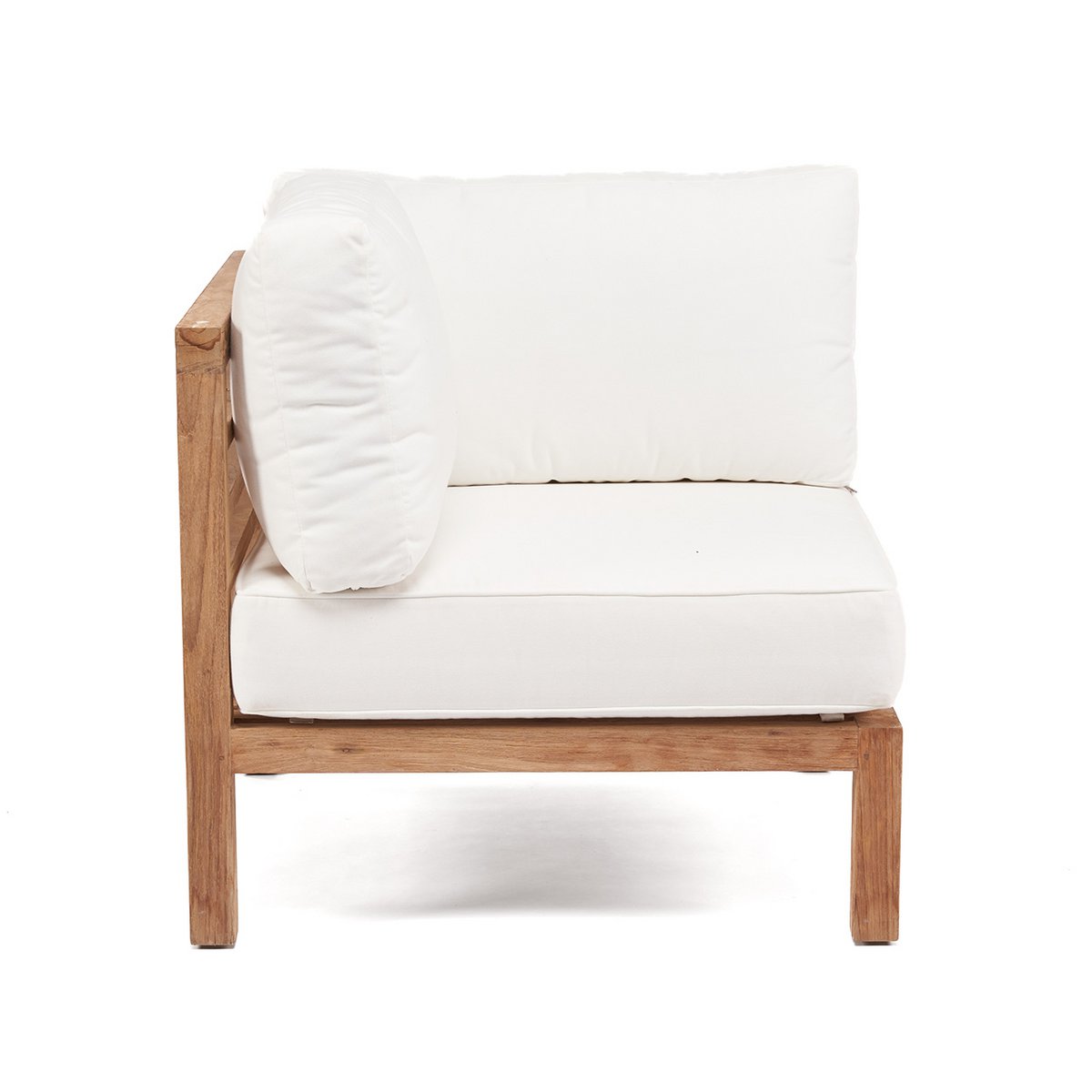Teak Outdoor Corner Sofa - Modular Design for Patio Seating