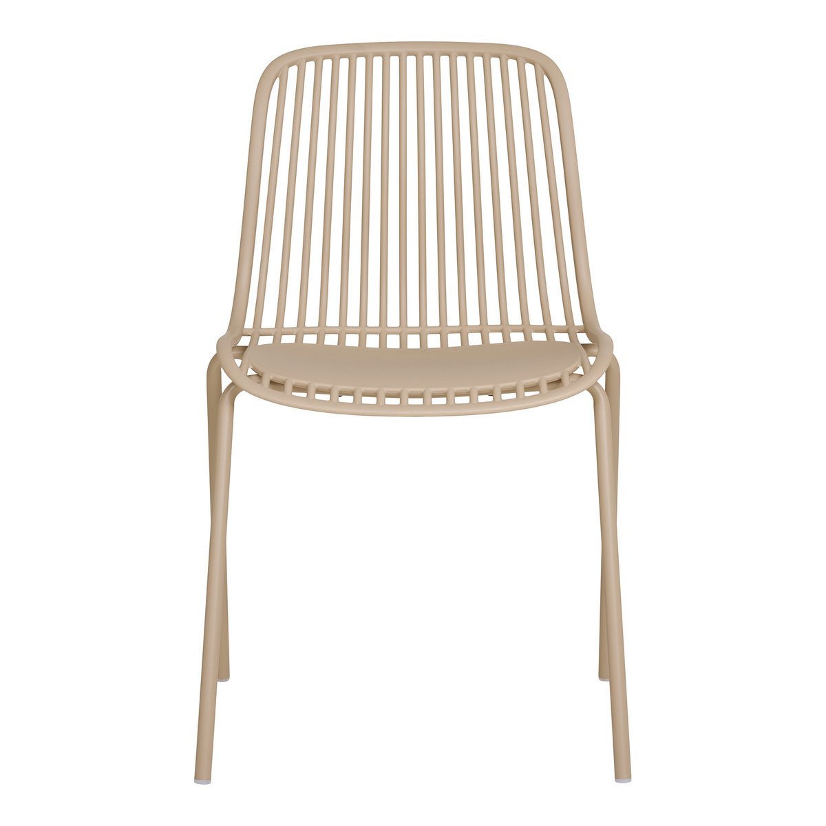 Branson Garden Chair - Sand, Stackable, 55x46.5x82 cm - Set of 4