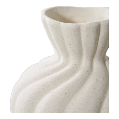 White Ceramic Vases - Nordic Style, Set of 2
