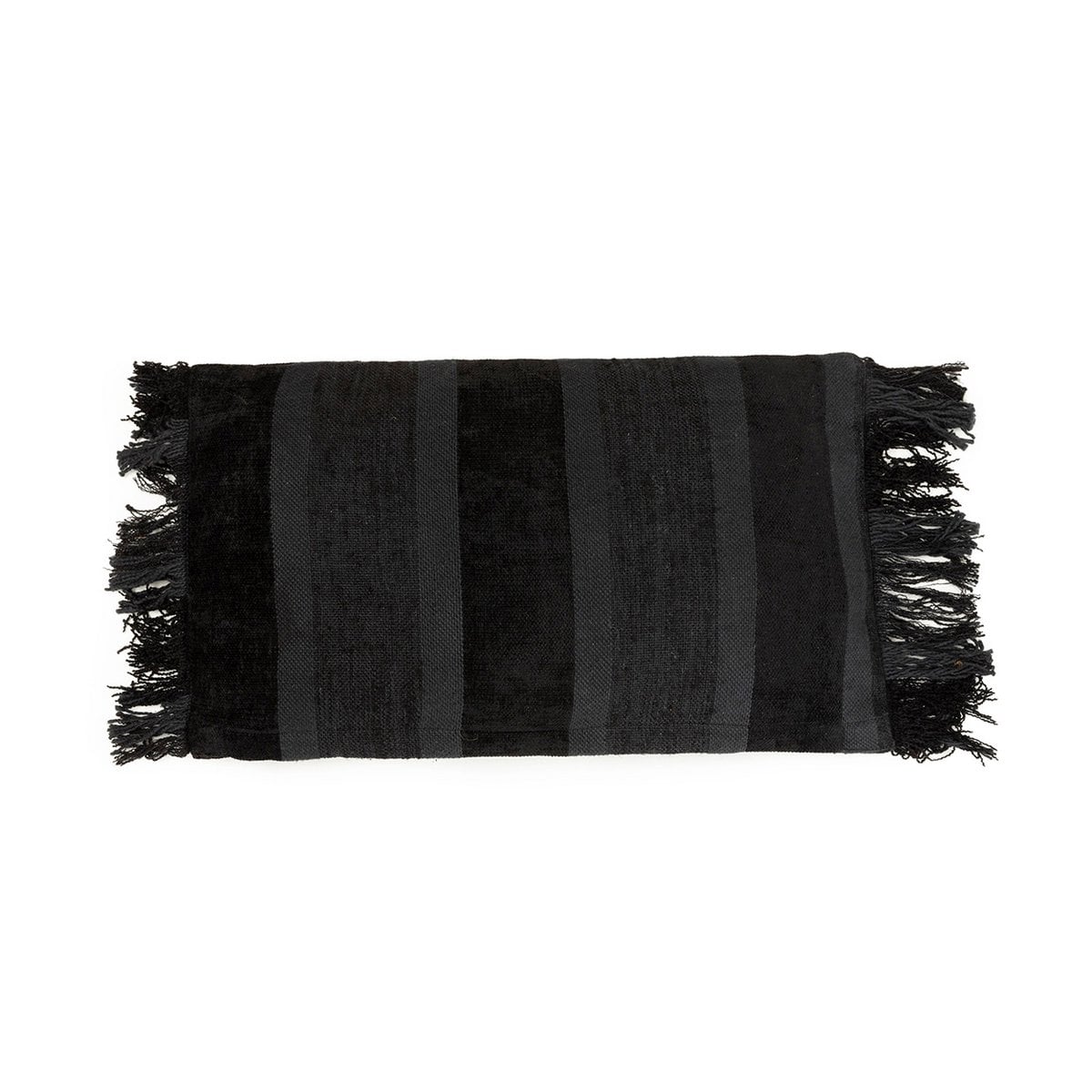 Black Velvet Cushion Cover - Oh My Gee - 30x50 cm
