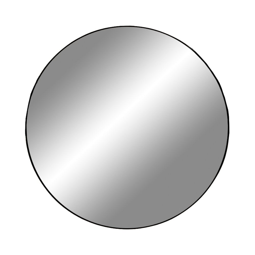 Jersey Mirror - Brass Look, Steel, Ø40cm