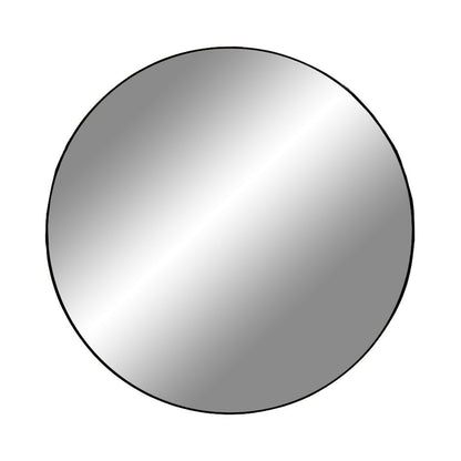 Jersey Mirror - Brass Look, Steel, Ø40cm