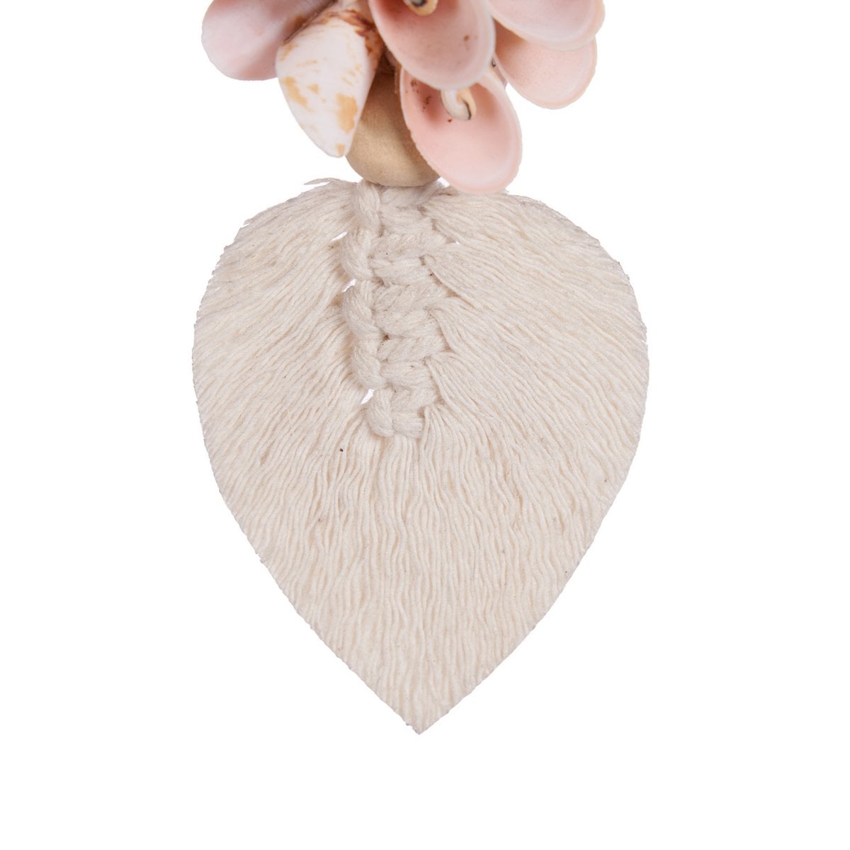 Clé-shape Shiva Shell - Blanc Rose