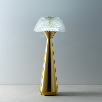 LED Table Lamp - Brass Finish, Dimmable Ambient Lighting