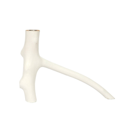 White Twig Candle Holder - Triple Candle Design
