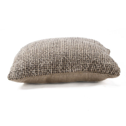 Linen Pillow Cover - The Linen Grain Black Natural