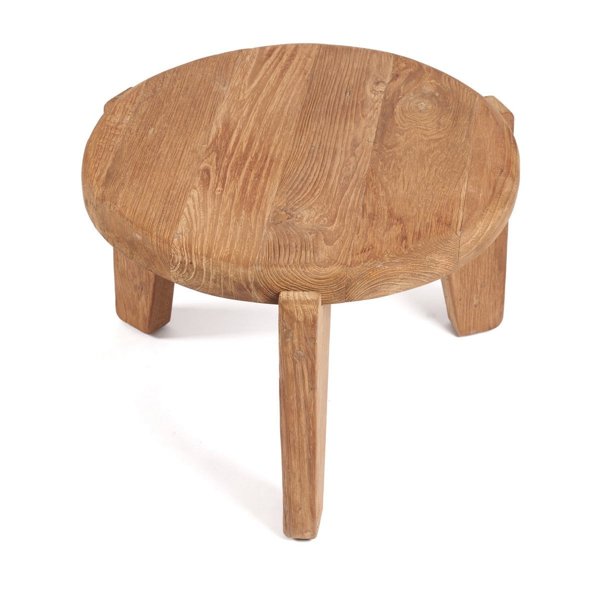 Reclaimed Teak Wood Coffee Table - Wabi Sabi Scandinavian Style, Small