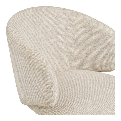 Fulham Dining chair with swivel, sand, sand legs, HN1320 - Set of 2