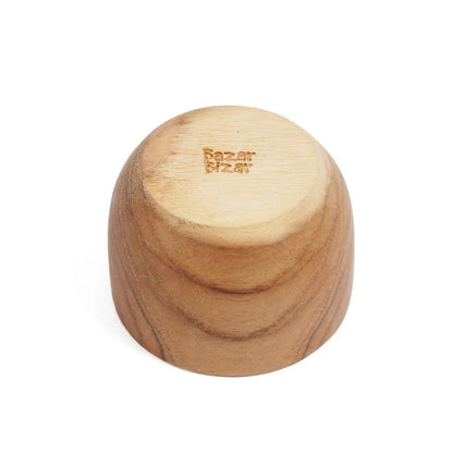 Teak Root Egg Cup - Rustic Natural Wood Breakfast Accessory