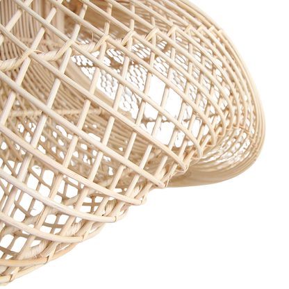 Rattan Pendant Light Organic XL – Handwoven Shade, Natural Style