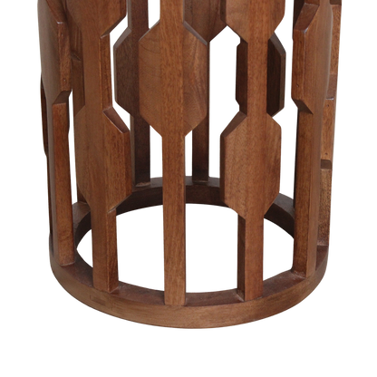 Lampung side table marble black - 40x40x50 cm