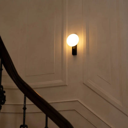 Black Wooden Wall Lamp Cordless – Rechargeable Dimmable LED Light