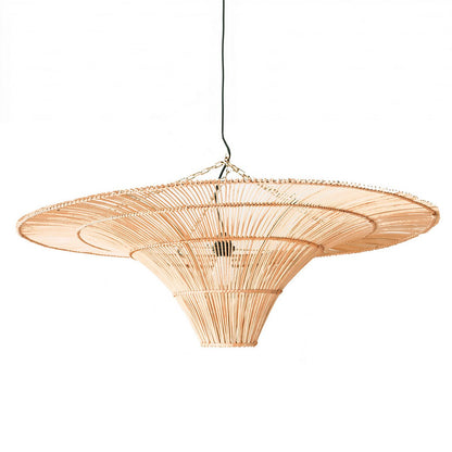 Rattan Pendant Light - Natural Woven Shade - XXL Size
