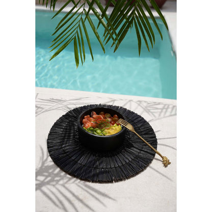 Brass Table Fork - Gold Palm Tree Design